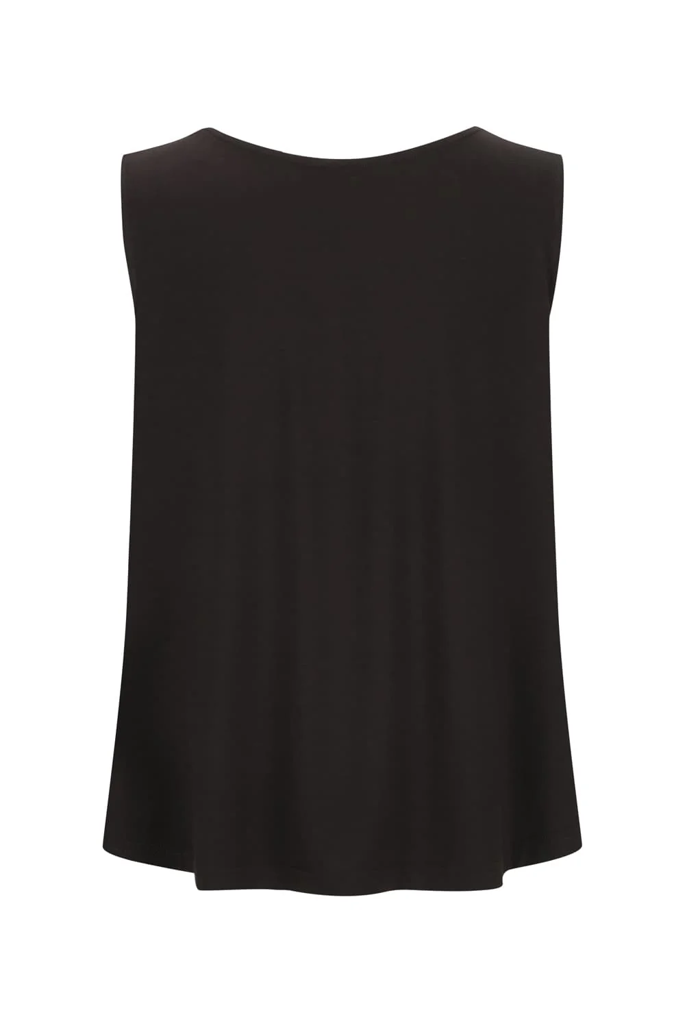 Bamboo Boat Neck Tank - Black - Image 4