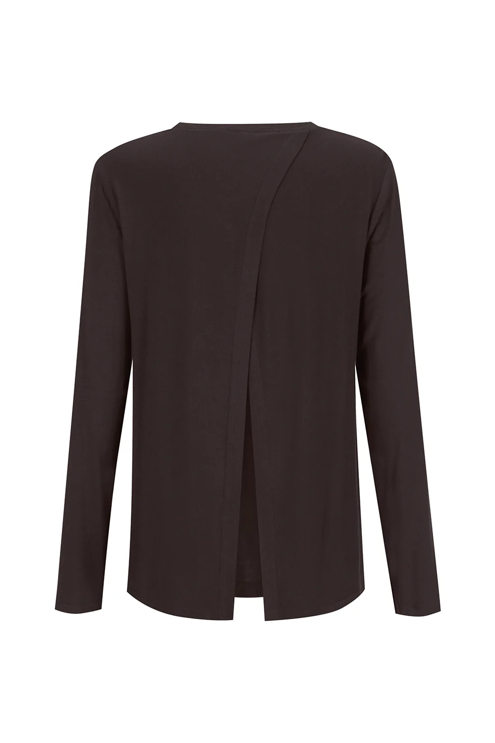 Bamboo Long Sleeve with Back Tie - Espresso - Image 3