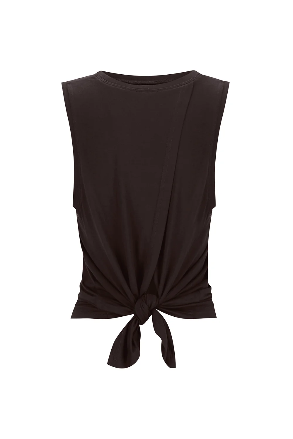 Bamboo Tank with Back Tie - Espresso - Image 4