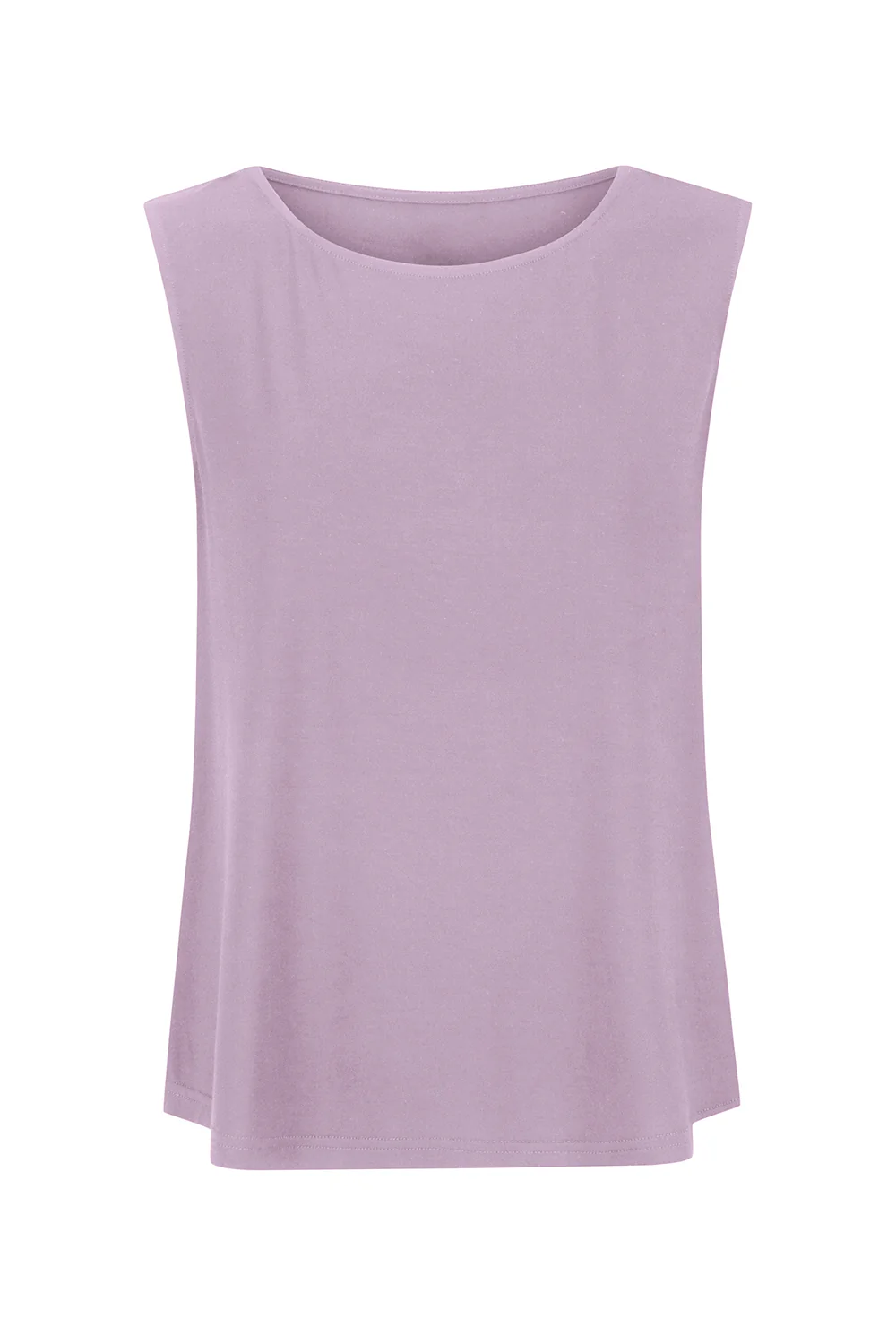 Bamboo Boat Neck Tank - Purple Haze