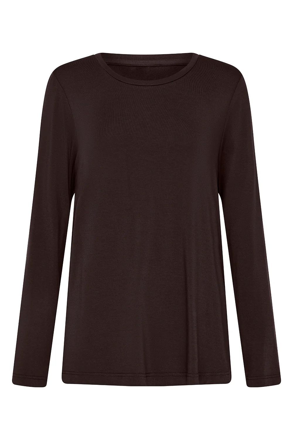 Bamboo Long Sleeve Top - Espresso
