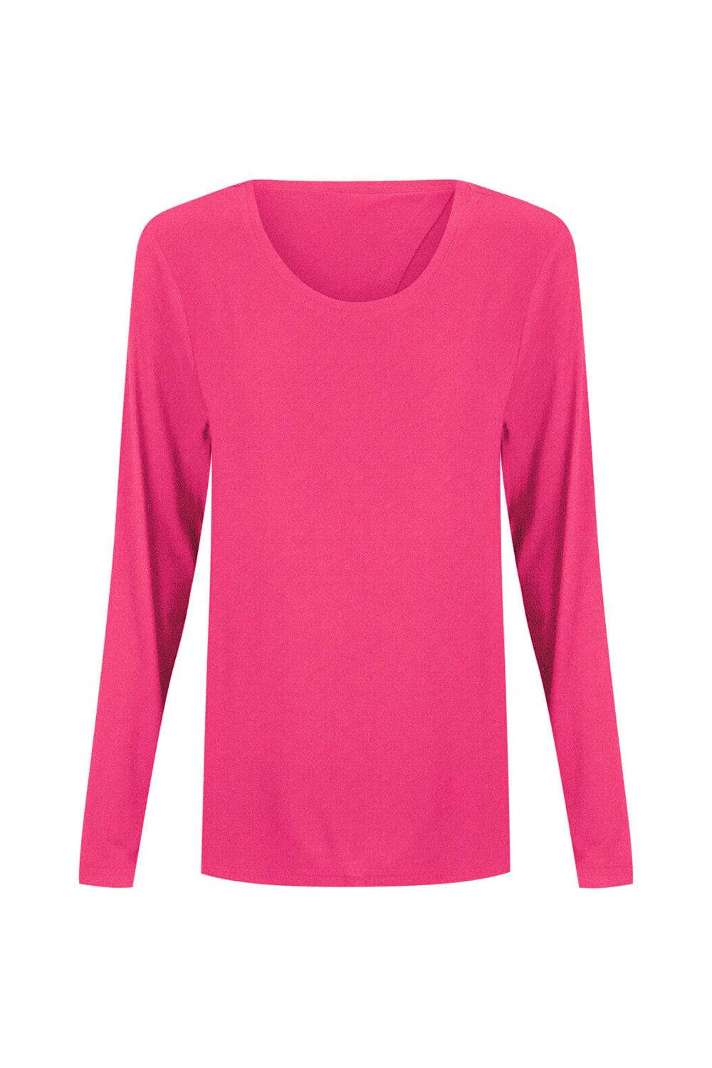 Bamboo Long Sleeve with Back Tie - Raspberry