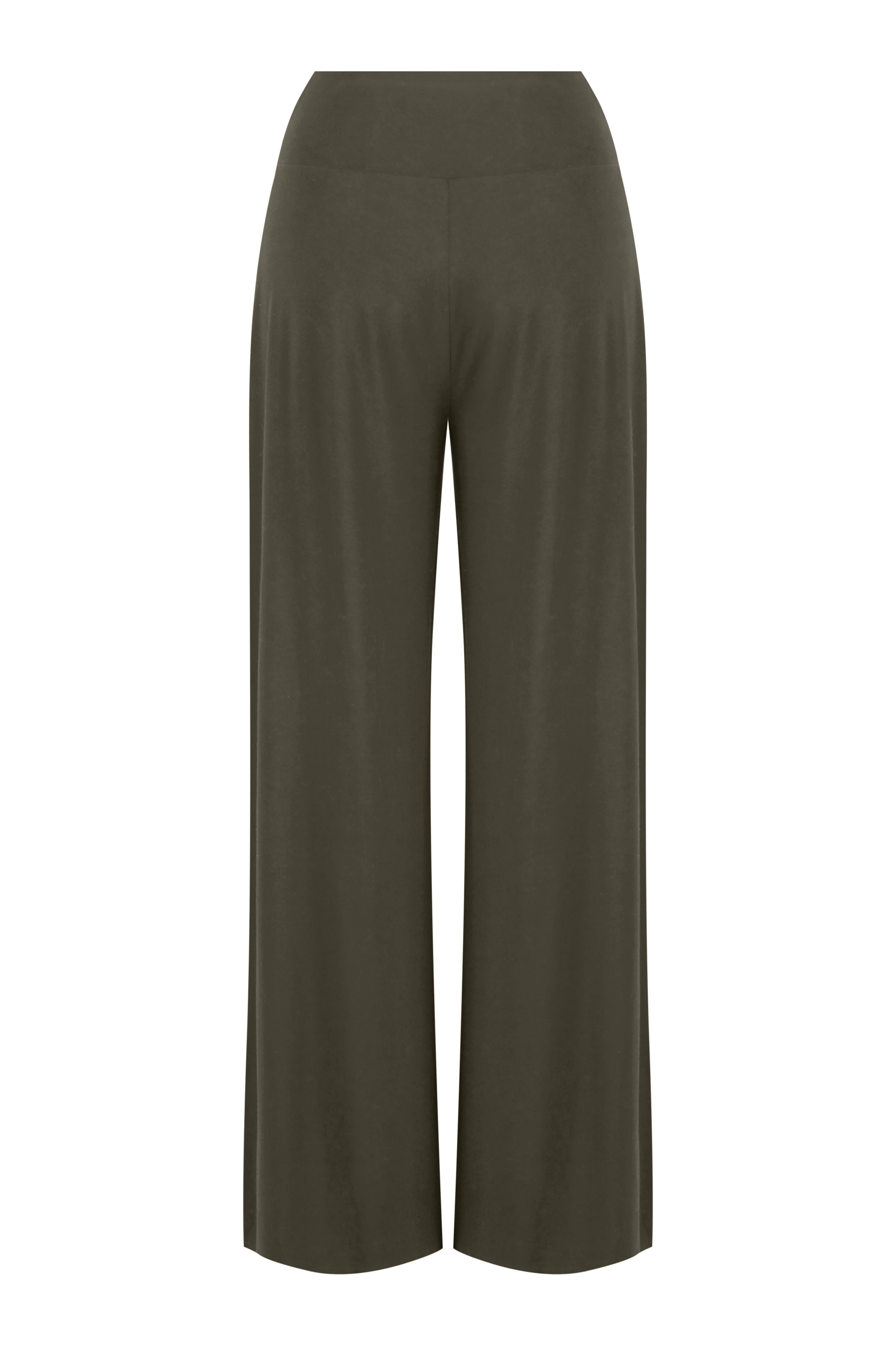 Bamboo Palazzo Pant - Khaki - Image 4