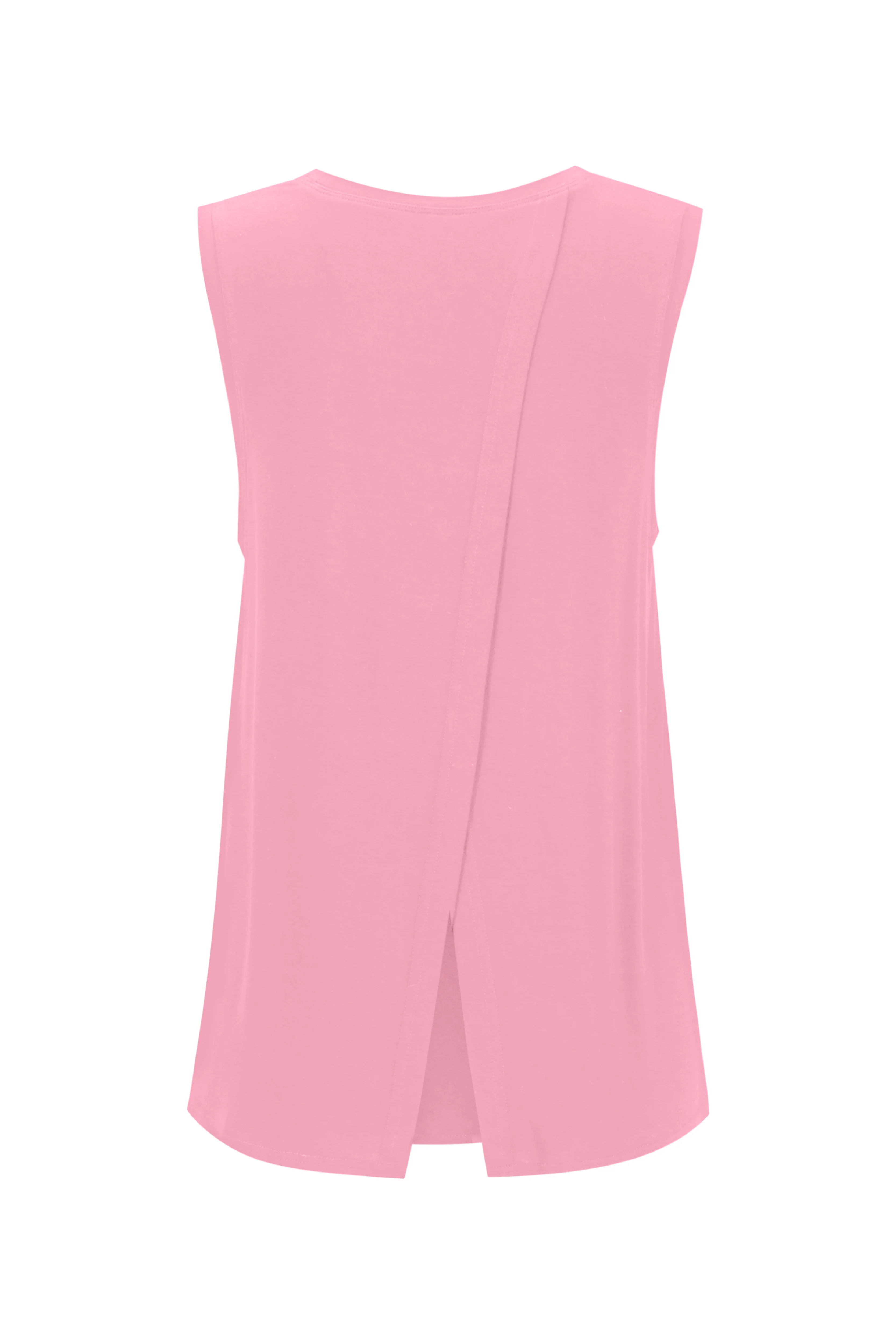 Bamboo Tank with Back Tie - Cotton Candy - Image 2
