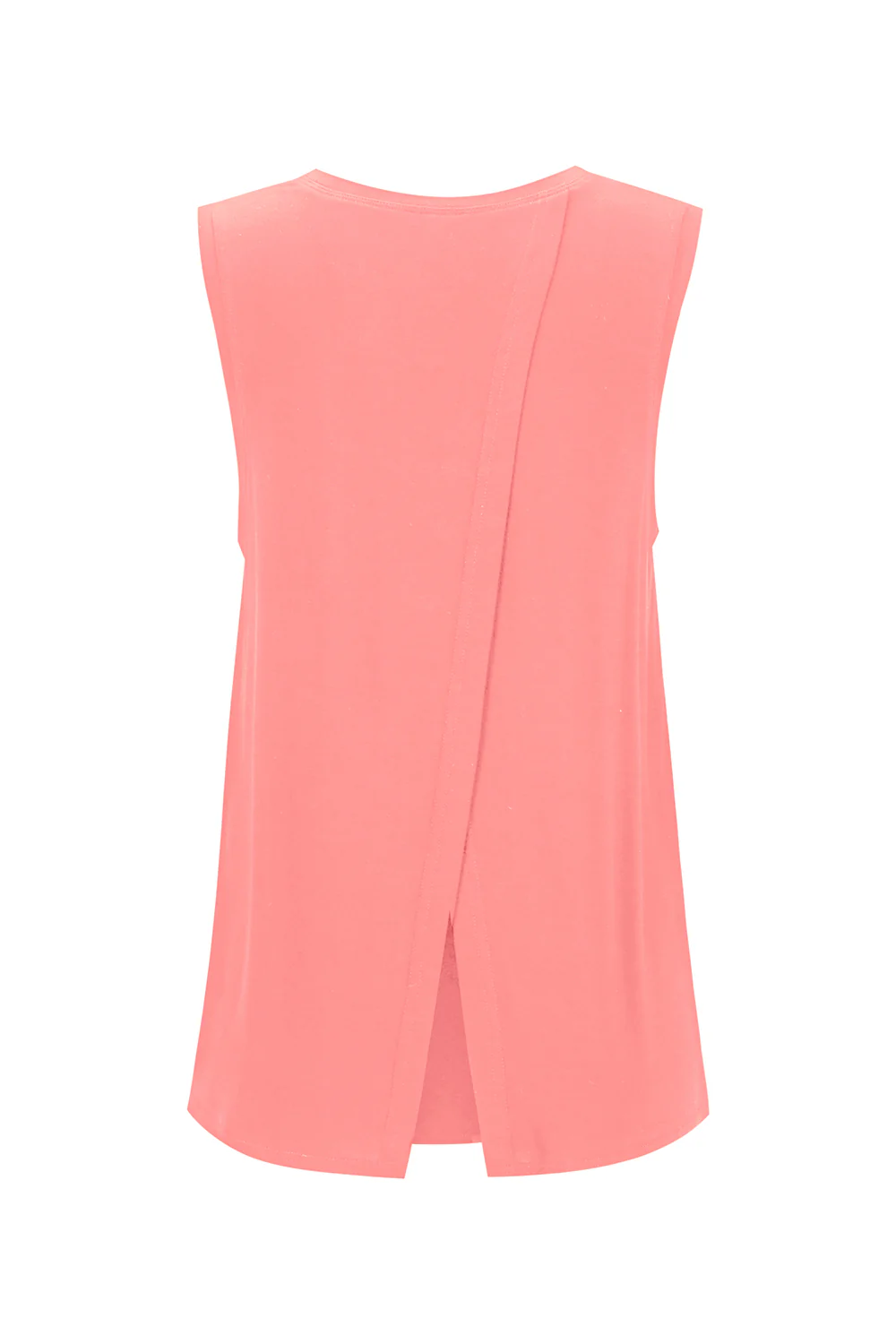 Bamboo Tank with Back Tie - Plum - Image 2