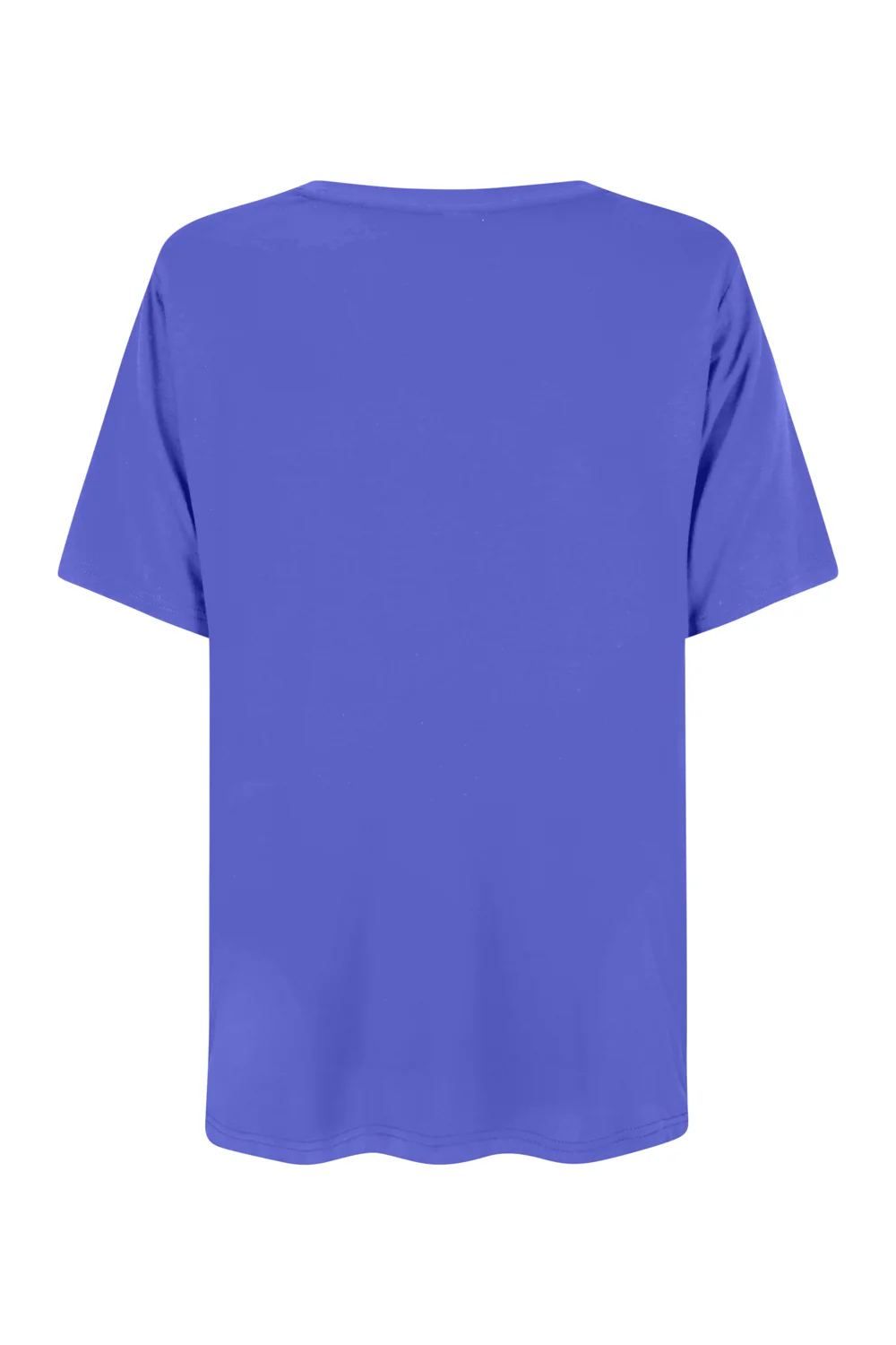Bamboo V-Neck T-Shirt - Cobalt Blue - Image 2