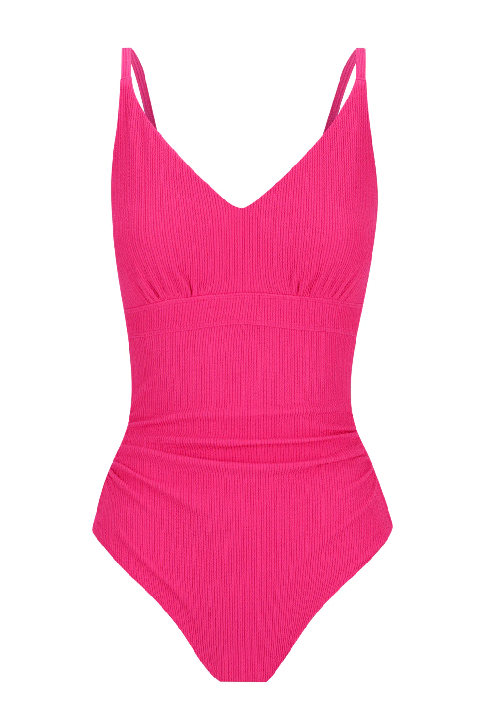 Coolum Core Support One Piece Swim - Raspberry Texture - Image 3