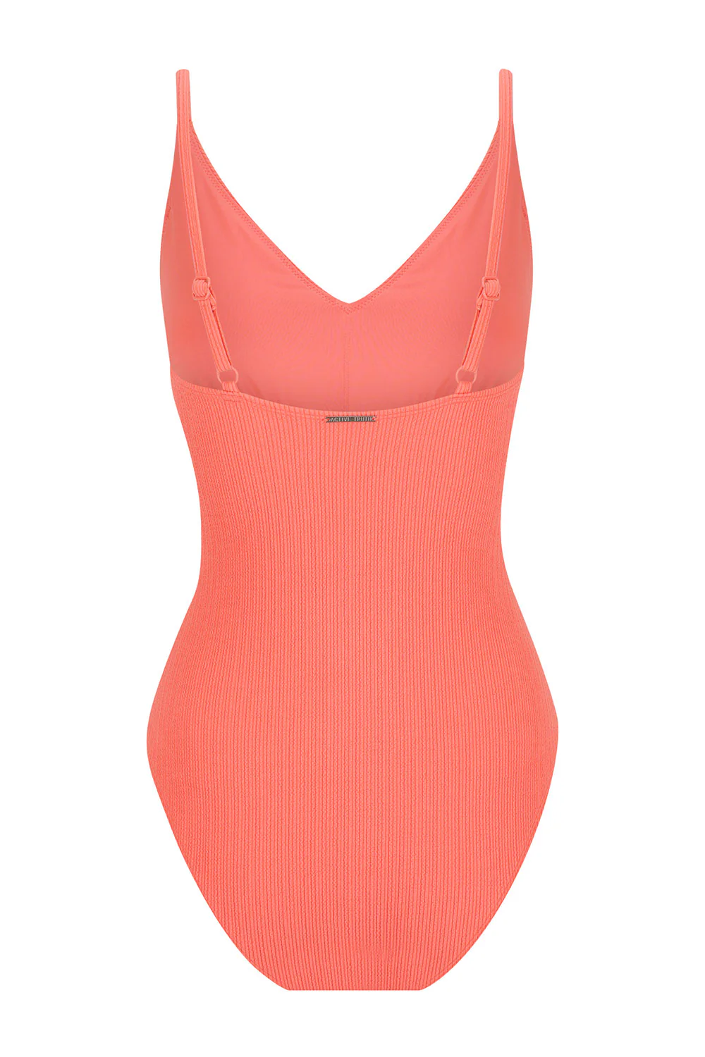 Coolum Core Support One Piece Swim - Sunset Coral Texture - Image 6