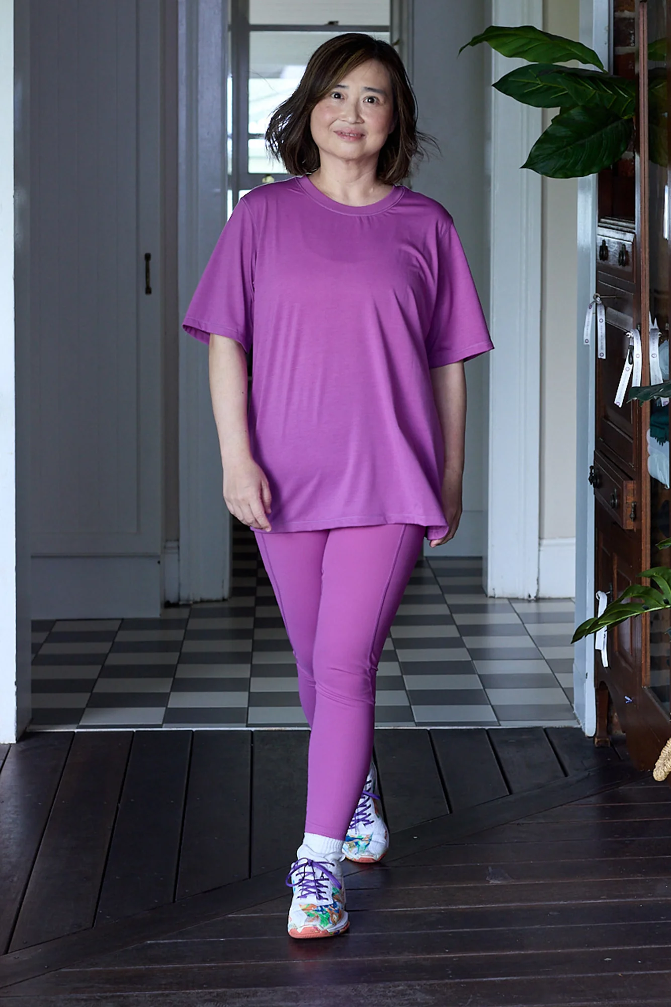Core Pocket Base No Chafe Legging - Violet - Image 6