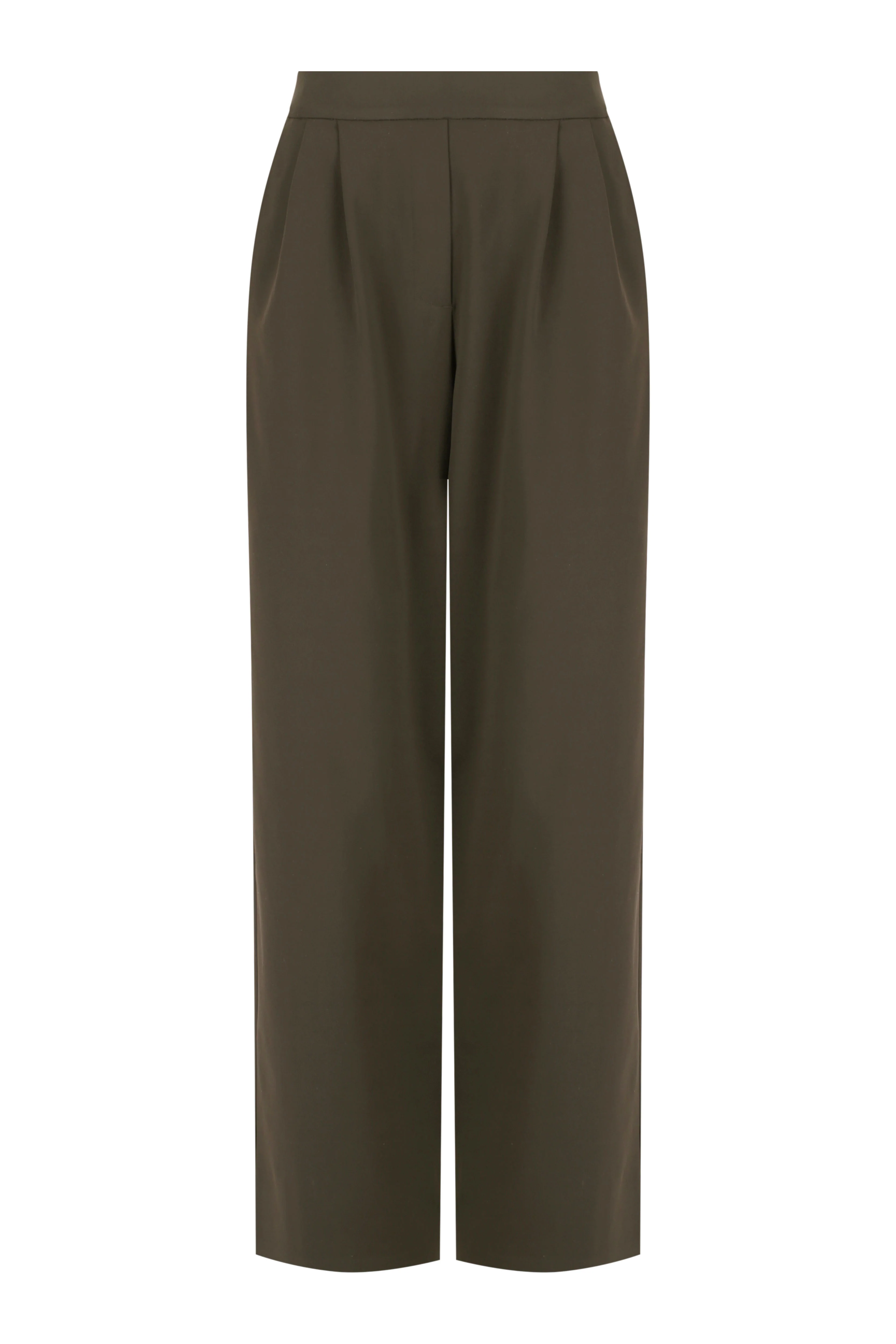 Motion Wide Leg Tailored Pant - Khaki - Image 4