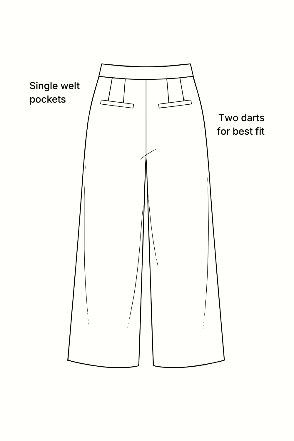 Motion Wide Leg Tailored Pant - Black - Image 10