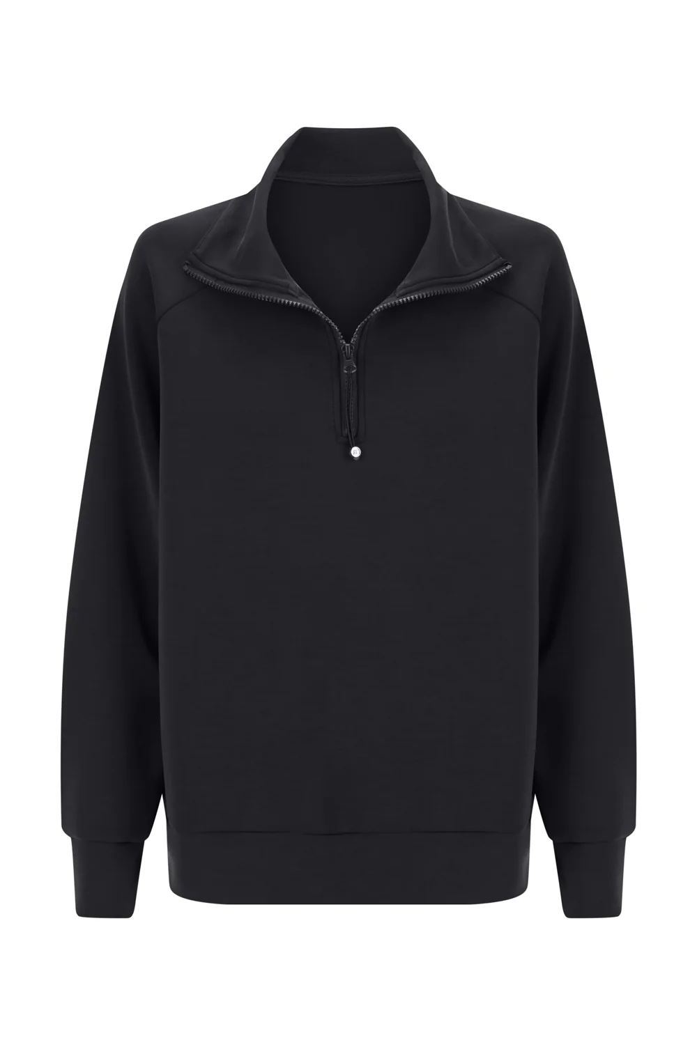 Softluxe Half Zip Jumper - Black - Image 3