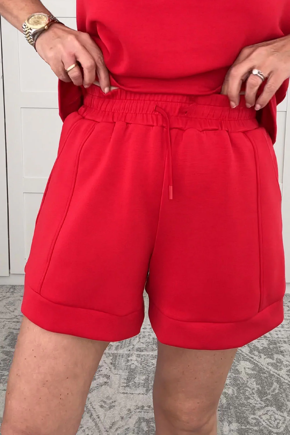 Softluxe Short - Red - Image 3