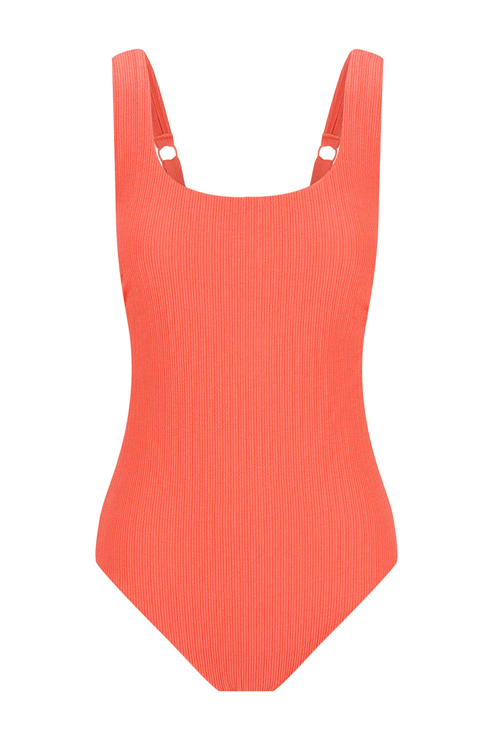 Sorrento Core Support One Piece Swim - Sunset Coral Texture - Image 3