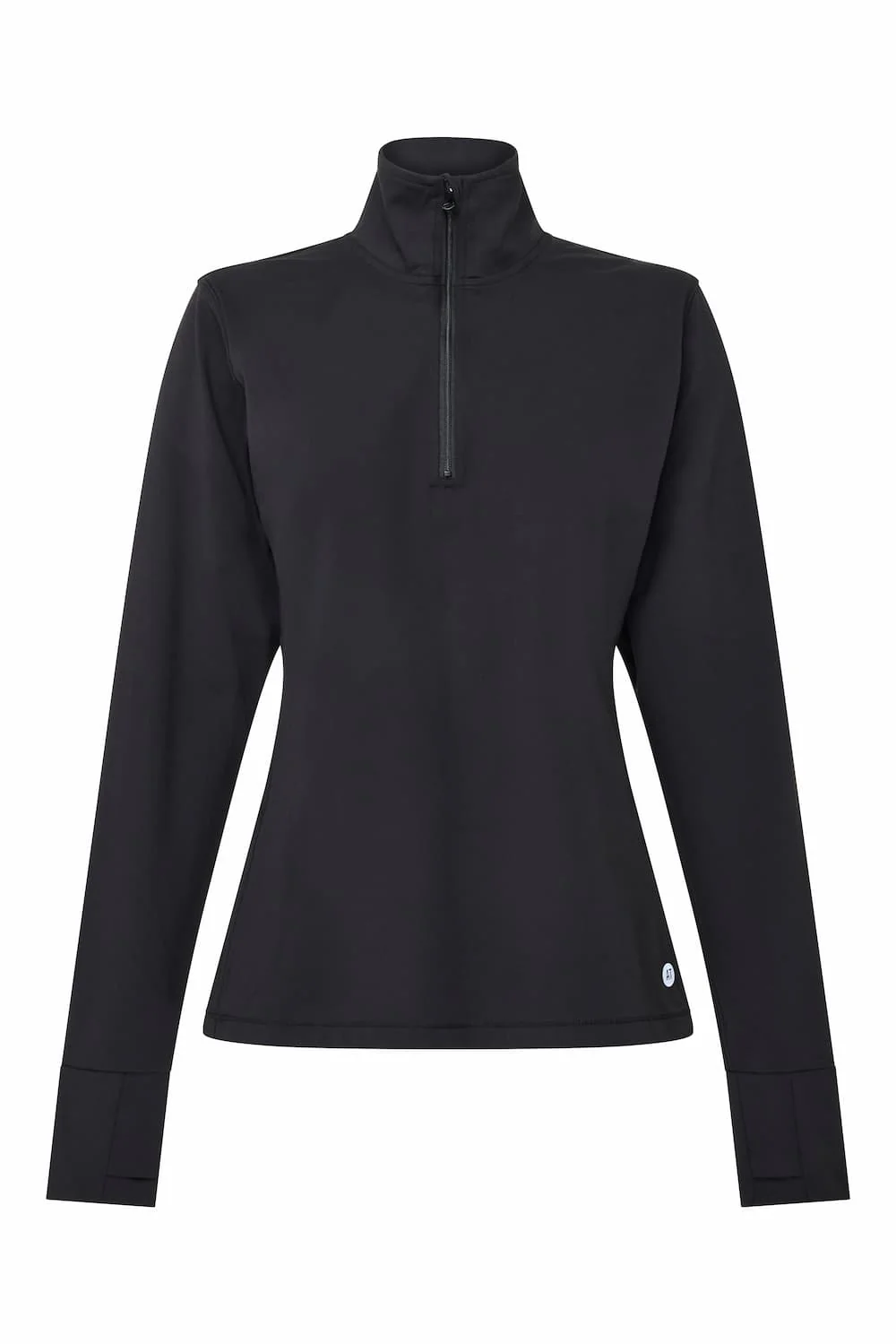 Thermal Quarter Zip Top - Black - Image 2
